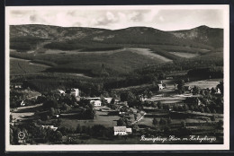 AK Hain, Ortsansicht Mit Hochgebirge  - Schlesien