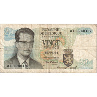 Belgique, 20 Francs, 1964, 1964-06-15, KM:138, TB - 50 Francs