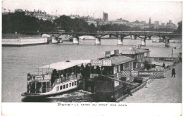 CPA Carte Postale France Paris La Seine Au Pont Des Arts   VM82788 - Le Anse Della Senna