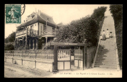 76 - LE HAVRE - LA PAGODE ET LE GRAND ESCALIER - Station