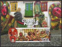 Portugal – 2024 Caretos Used Souvenir Sheet - Usati