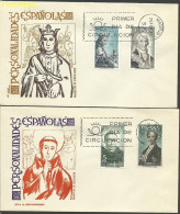 Spain 1965 Mi 1530-1533 FDC  (FDC ZE1 SPN1530-1533) - Ecrivains