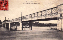 76 - Seine Maritime - ELBEUF - Le Pont Rue De Paris - Elbeuf