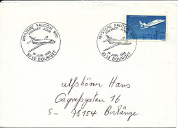 France FDC 1-6-1985 MYSTERIE FALCON 900 Sent To Sweden - 1980-1989