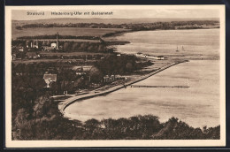 AK Stralsund, Hindenburg-Ufer Mit Badeanstalt  - Stralsund