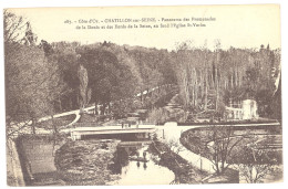 CPA 21 - CHATILLON SUR SEINE (Côte D'Or) - 287. Panorama Des Promenades De La Douix Et Des Bords De La Seine - Chatillon Sur Seine