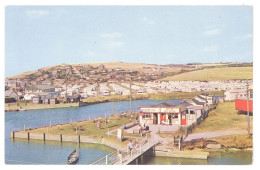 CPSM PF ROYAUME UNI - GB - DORSET - Camping Ground And Boating Lake - WEST BAY - Other & Unclassified