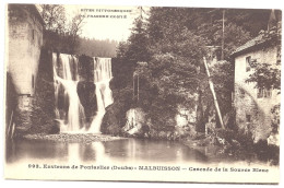 CPA 25 - Environs De Pontarlier (Doubs) - MALBUISSON - 993. Cascade De La Source Bleue - Autres & Non Classés