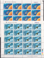 Cyprus 1991, Europa, Telecommunication, Space, 2sheetlet - Unused Stamps