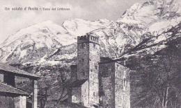 AK Un Saluto D'Aosta - Torre Del Lebbroso - Ca. 1920 (70343) - Aosta