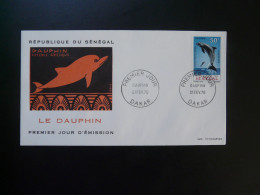 FDC Dauphin Dolphin Senegal 1970 - Delfini