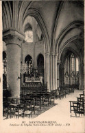 N°6681 W -cpa Mantes Sur Seine -intérieur De L'église Notre Dame- - Mantes La Jolie