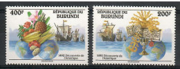 Burundi 1992 Mi 1756-1757 MNH  (ZS4 BUR1756-1757) - Barche