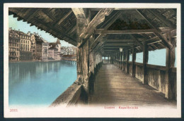 LU Lucerne Luzern Kapellbrucke - Andere & Zonder Classificatie