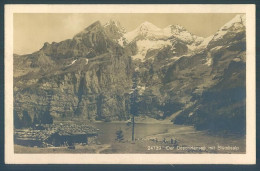 BE Berne Bern Der Oeschinensee Mit Blumlisalp Carte Photo - Otros & Sin Clasificación