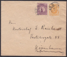 CLCV046 Sweden Old Cover, Apr. 24. 1916. Sc79, Sc96 King Gustaf V - Lettres & Documents