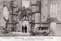 LIHONS , L'Eglise , Détruite Par Les Allemands - Autres & Non Classés