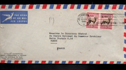 AFRIQUE DU SUD AFFRANCHISSEMENT COMPOSE SUR LETTRE POUR LA FRANCE 1960 - Autres & Non Classés