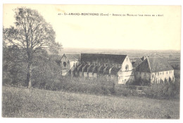 CPA 18 - SAINT AMAND MONTROND (Cher) - 40. Abbaye De NOIRLAC (vue Prise De L'Est) - Andere & Zonder Classificatie