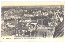 CPA 18 - BOURGES (Cher) - 4. Panorama Vers Les Etablissements Militaires - LL - Bourges