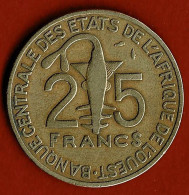 ETATS AFRIQUE De L'OUEST  / 1976 / 25 FRANC / - Andere & Zonder Classificatie