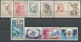 MONACO ANNEE 1969 LOT DE 10 TP N°799 à 808 NEUFS** MNH TB COTE 12,90 € - Ungebraucht