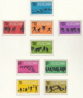 MEXICO  1236-1244, Postfrisch **, Olympische Sommerspiele 1968, Mexico, 1967 - Mexico