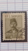 D177- TIMBRE OBLITÉRÉ ALBANIE , RÉPUBLIQUE POPULAIRE N °524 - ANNÉE 1960 -" ANNIVERSAIRE DE LA LANGUE ALBANAISE ". - Albanië