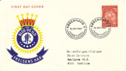 Denmark FDC 12-10-1967 Salvation Army 100th Anniversary Czeslaw Slania And With Cachet - FDC