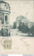 Ao391 Cartolina Fiume Teatro Comunale 1906  Croazia - Andere & Zonder Classificatie