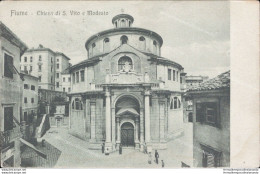 Ao390 Cartolina  Fiume Chiesa Di S.vito E Modesto Croazia - Andere & Zonder Classificatie