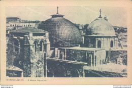 V642 Cartolina Postcard Gerusalemme Il Santo Sepolcro Palestina - Andere & Zonder Classificatie