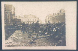 59 CAUDRY Artillerie Allemande Militaires Canons  Carte Photo - Caudry