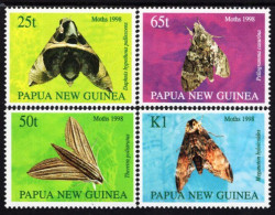 Papua New Guinea - 1998 - Moths - Mint Stamp Set - Papoea-Nieuw-Guinea