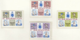 BERMUDA  215-218, Postfrisch **, Olympische Sommerspiele 1968, Mexico, 1968 - Bermuda