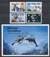 Grenada Grenadines 1983. Yvert 480-83 + Block 73 ** MNH. - Grenada (1974-...)