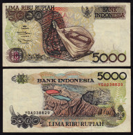 INDONESIEN - INDONESIA 5000 RUPIAH 1992/1992 Pick 130a VF (3)  (17939 - Autres - Asie