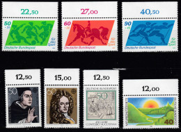 Bund BRD Bundesrepublik 1980 ** MNH Mi.1046-1052 Mit Oberrand Gelegenheit (70692 - Altri & Non Classificati