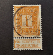 België - Belgique  1912 - OPB/COB ° 108 - Obl. Peruwelz - 1912 - 1912 Pellens