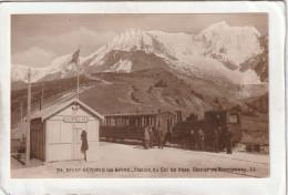 CPA :  14 X 9  -  SAINT-GERVAIS-les-BAINS  -  Station Du Col De Voza. Glacier De Bionnassay - Saint-Gervais-les-Bains