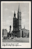 AK Braunschweig, Hagenmarkt Mit Katharinenkirche Und Heinrichsbrunnen  - Braunschweig