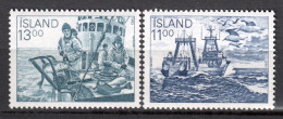 Iceland 1983 Islandia / Boats Fishes Fishing MNH Peces Pesca Barcos Fische Angeln Schiffe / Ml24  36-10 - Barche