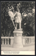 AK Braunschweig, Braunschweigischer Infanterist 1809 An Der Fallersleberthorbrücke  - Braunschweig