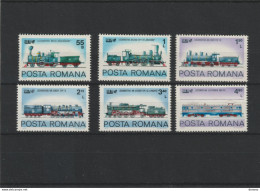 ROUMANIE 1979 TRAINS Yvert 3204-3209, Michel 3674-3679 NEUF** MNH Cote 4 Euros - Nuovi