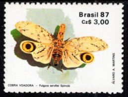 Brazil - 1987 - Butterflies - Fulgora Spinola - Mint Stamp - Unused Stamps