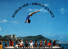 World Age Group Games Honolulu Hawaii USA Summersault Postcard - Athletics