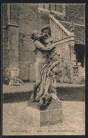 AK Braunschweig, Statue Vor Dem Vaterländischen Museum  - Braunschweig