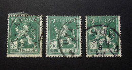 België - Belgique  1912 - OPB/COB ° 110 - Pellens - Obl. Diverses - 1912 Pellens