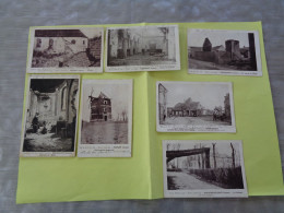 80 - Somme - Lihons - Méharicourt - Proyart Eglise - Vieux Moulin - Chateau - Lot De 7 Cartes - 3 Scanns - Réf.SM- - Autres & Non Classés