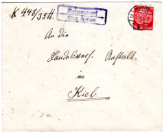 DR 1936, Landpost Stpl. BEHRENDORF über Husum Auf Brief M. 12 Pf. - Covers & Documents